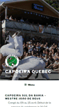 Mobile Screenshot of capoeiraquebec.com