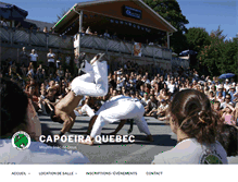 Tablet Screenshot of capoeiraquebec.com